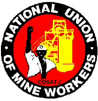 The National Union Of Mineworkers logo.